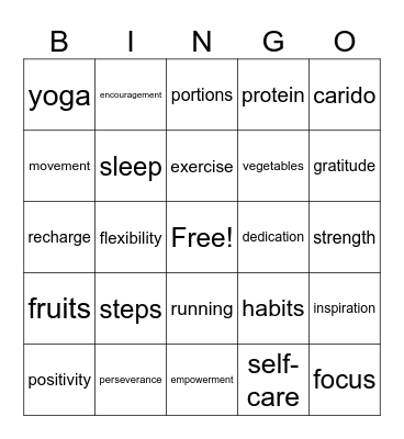 TOPSI Bingo Card