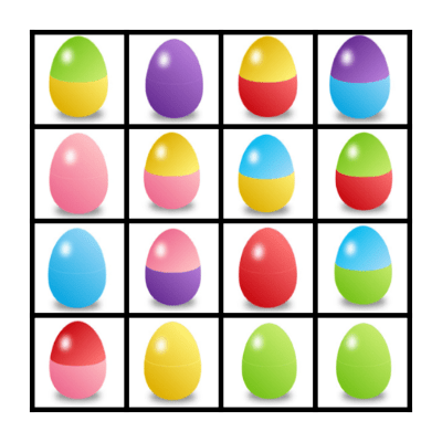 Easter Egg Bingo Card