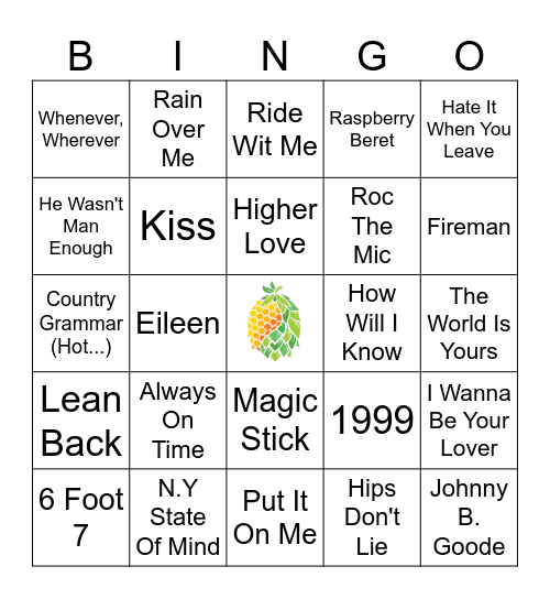 Artists + Tax Fraud Bingo Card