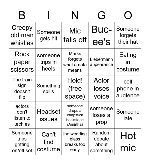 Fall 2025 RDP Tech Week Bingo Card