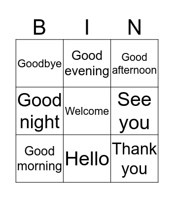 I love you 2b Bingo Card