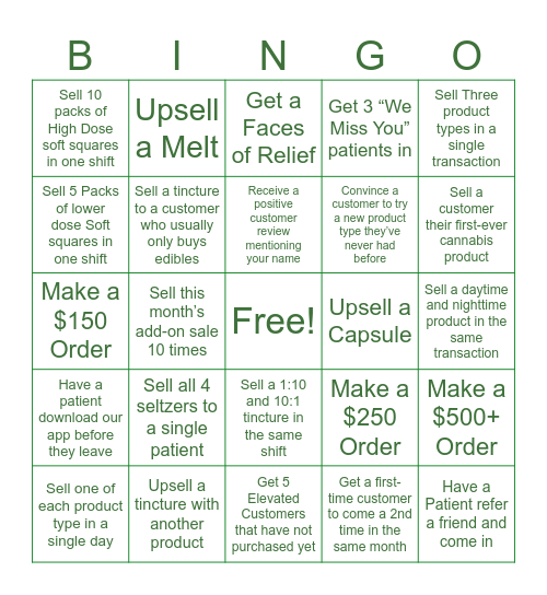 BotSci Bingo Card
