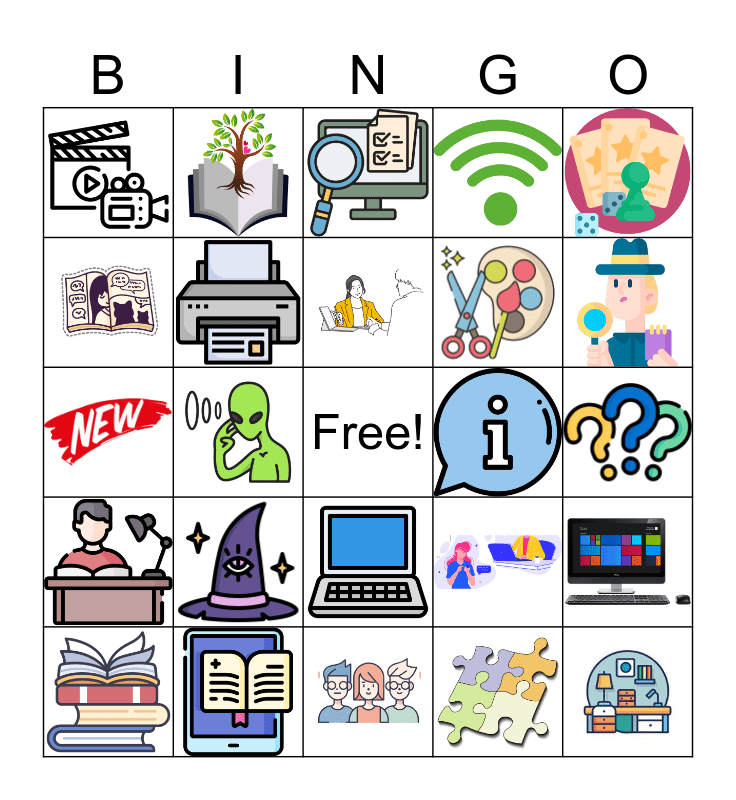 Brightpoint Library Bingo Card