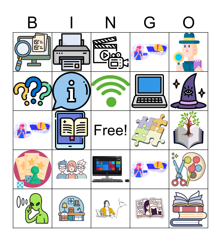 Brightpoint Library Bingo Card