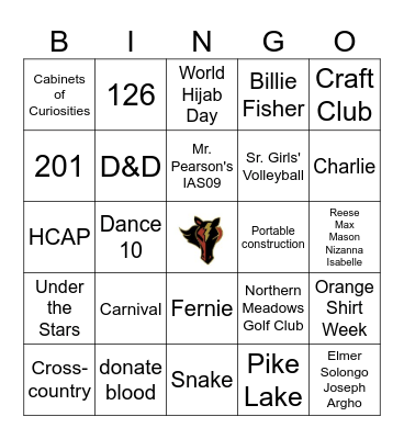 Instagram Bingo 2025 Bingo Card