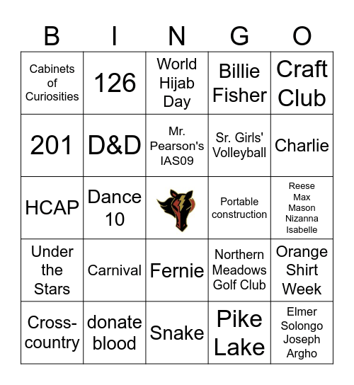 Instagram Bingo 2025 Bingo Card
