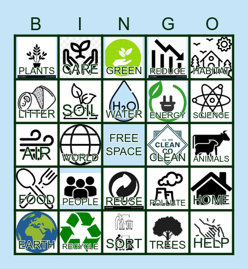 EARTH DAY Bingo Card