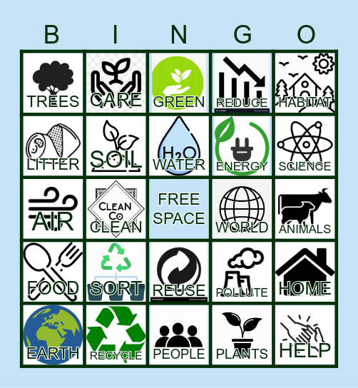 EARTH DAY Bingo Card
