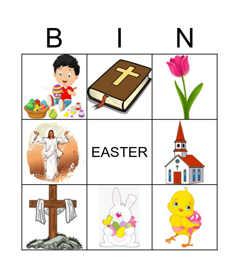 EASTER Bingo Card