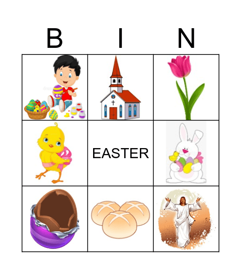 EASTER Bingo Card