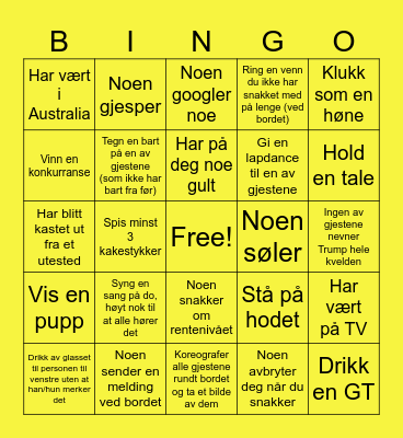 Pingvinens påskebingo 🐣 Bingo Card