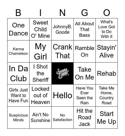 420 Covers Bingo Card