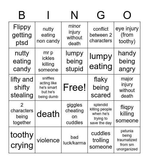 htf bingo Card