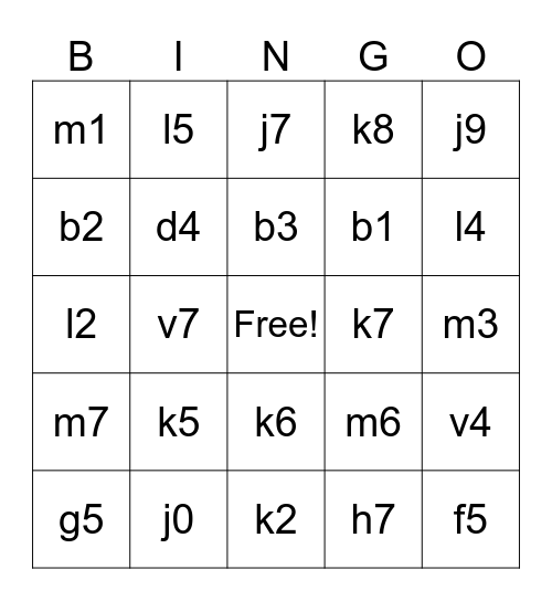 Seniors Breakfast Bingo! Bingo Card