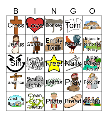 Easter! Bingo Card