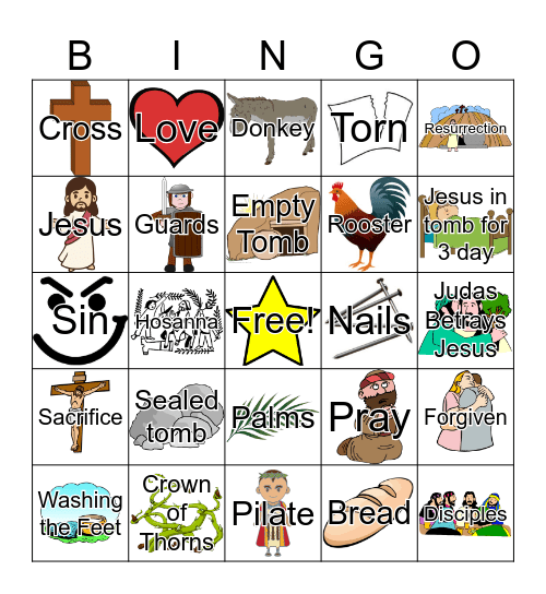 Easter! Bingo Card
