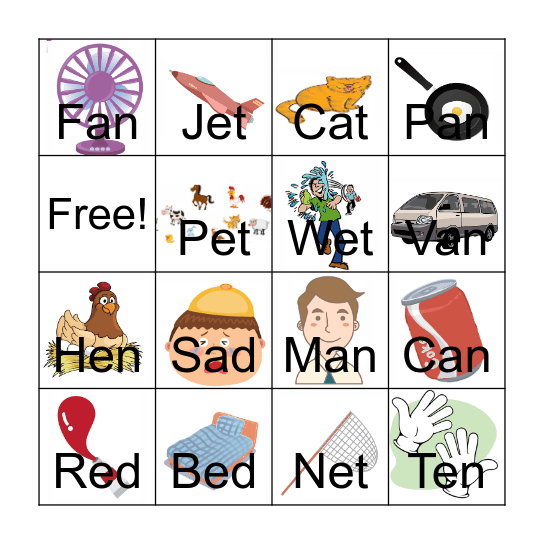 Blossom 2 Bingo Card