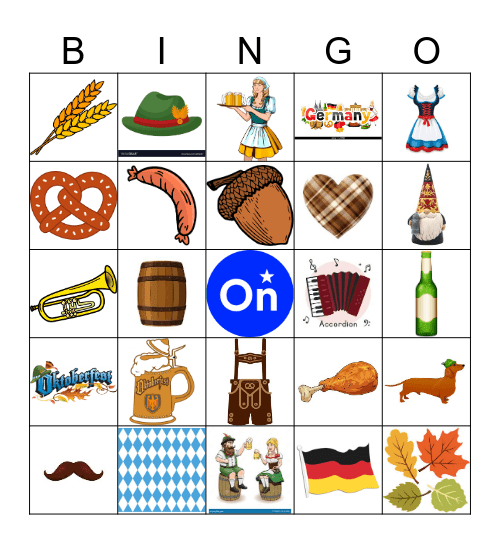 OktoberFest Bingo Card