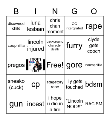 loud house comic Bingo Card