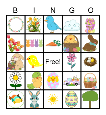 EASTER BINGO Card