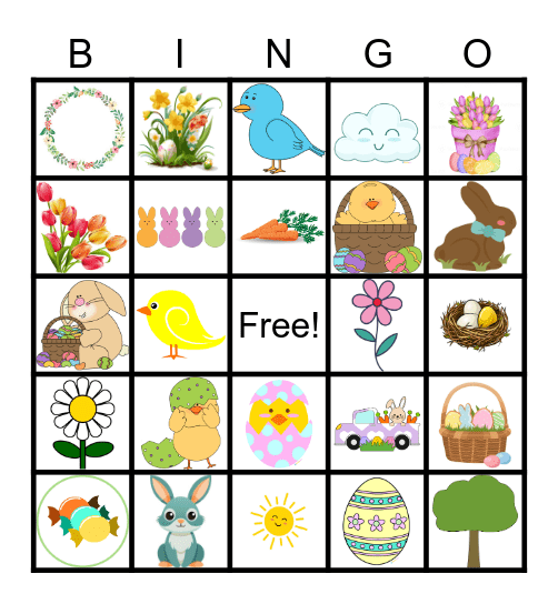 EASTER BINGO Card
