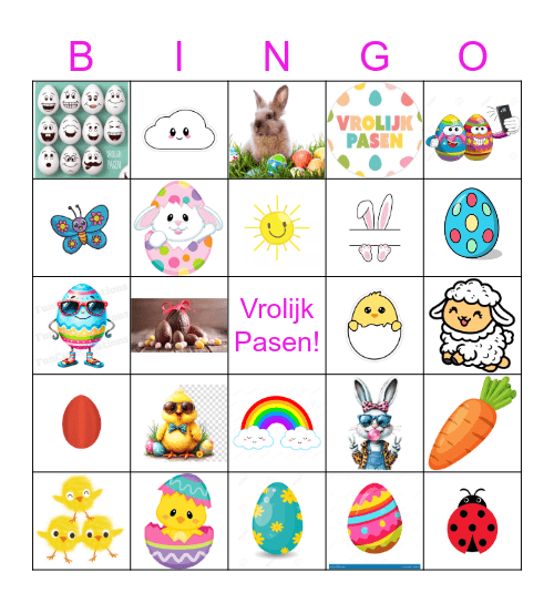 Paasbingo Varsselder 2025 Bingo Card