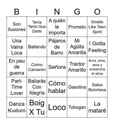 SEMANA SANTA Bingo Card