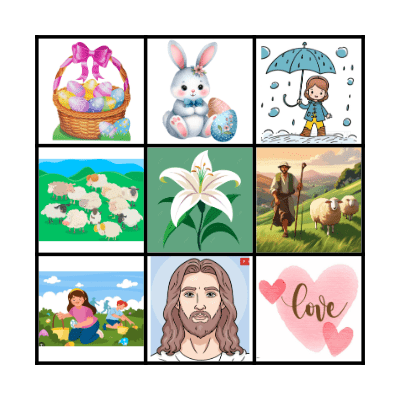 Easter Bingo Card