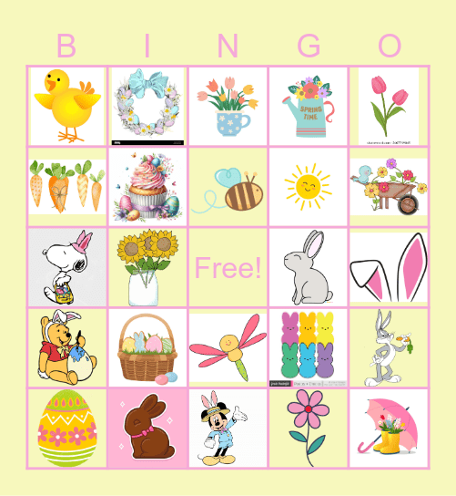SPRING BINGO Card