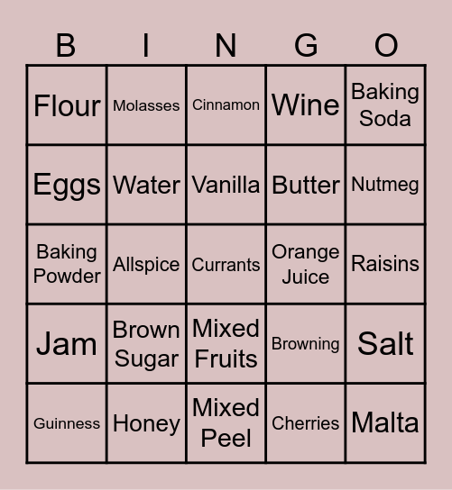 All That Makes an Easter Bun! Bingo Card