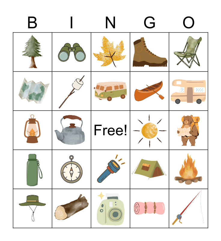CAMP BINGO Card