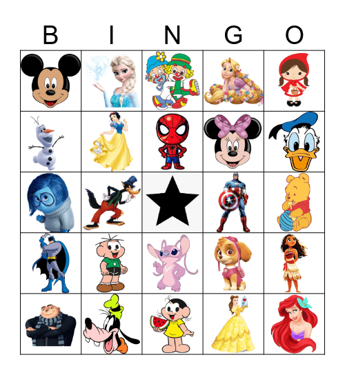 BINGO DA HELENA Bingo Card