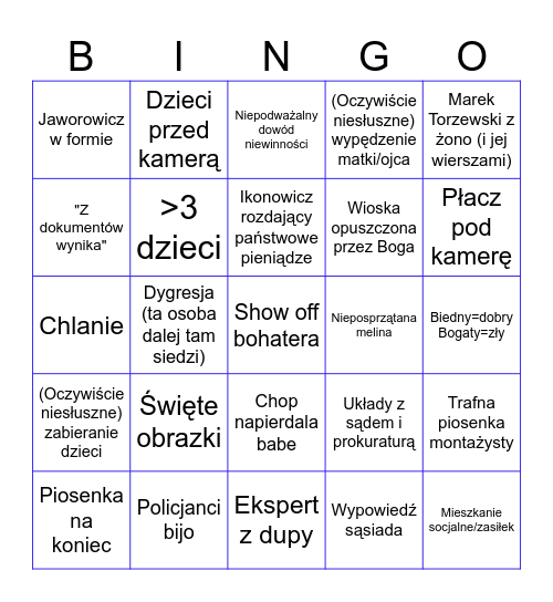SDR Bingo Card