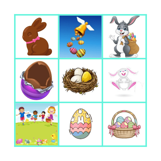 Easter Bingo Card