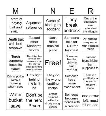 death is gonna come for me Bingo Card