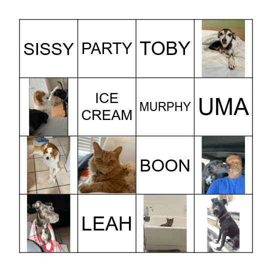 LEAH'S B'DAY BINGO Card