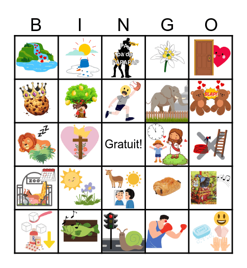 Bingo Musical 50e ! Bingo Card
