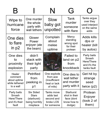 Bingo Abomination Bingo Card