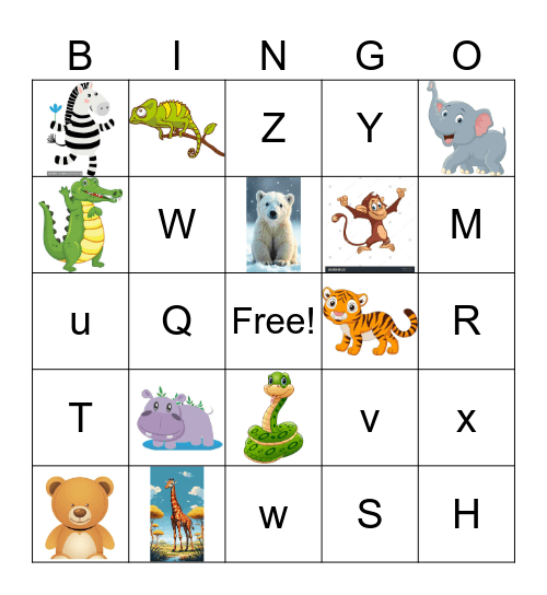 Power up Bingo w7 Bingo Card