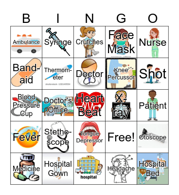 Doctor Bingo Card