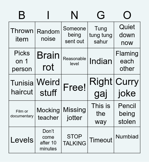 Boda Bingo Card