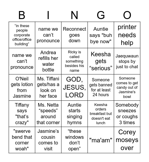 i don't wanna be a player no moooorree Bingo Card