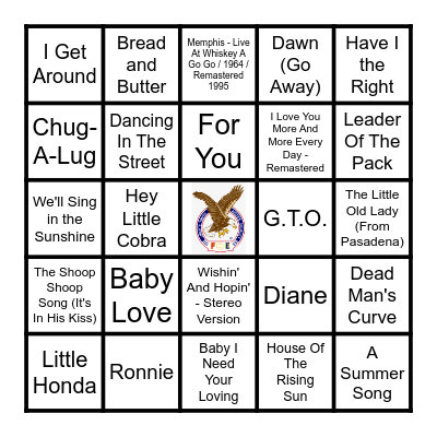 CLASS OF '64 Bingo Card