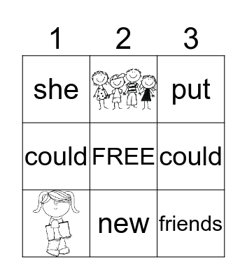 Boots for Beth Bingo Card