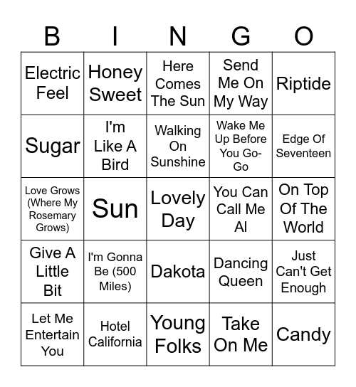 Easter 2025 TFI Bingo Card