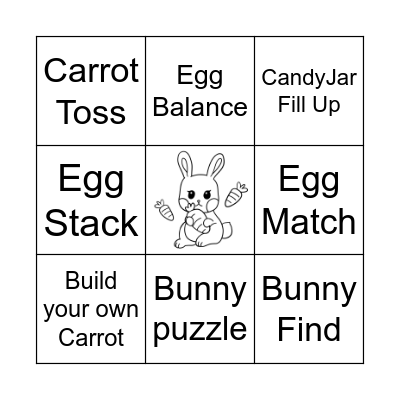 Easter Stations Bingo Card
