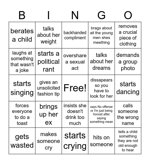 BNB Bingo Card