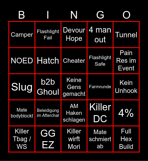 SWF - Bullshit Bingo Card