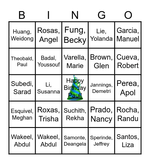 Monogram Lab Week 2025 BINGO Card