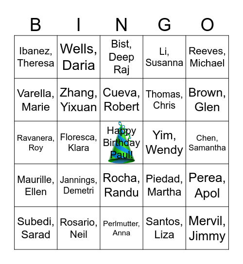 Monogram Lab Week 2025 BINGO Card